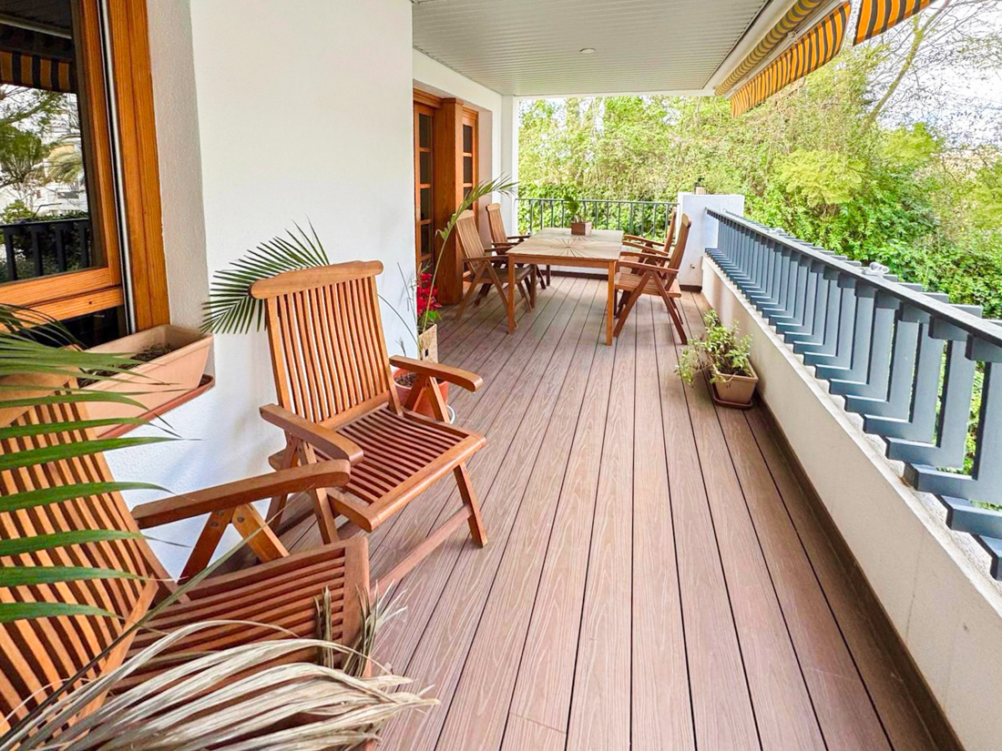 Sonnige Gartenwohnung mit Terrasse und Gemeinschaftspool in bester Lage von Son Armandams